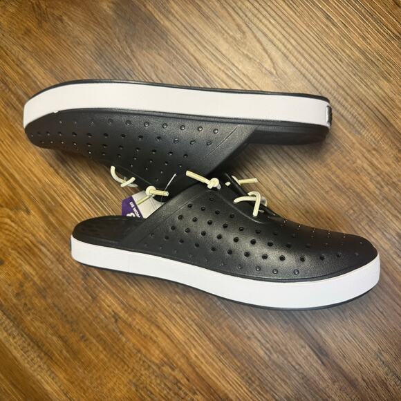 Joybees Weekend Mule Modern Women's Sz 8 Slip-On comfort Shoes Black white - Picture 6 of 10